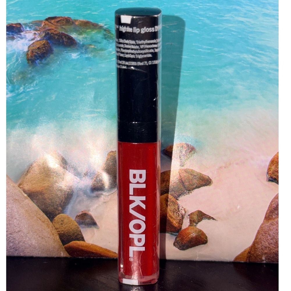 BLK/OPL Black Opal Colorsplurge High Shine Lip Gloss Dynamo 1020A Red New Sealed